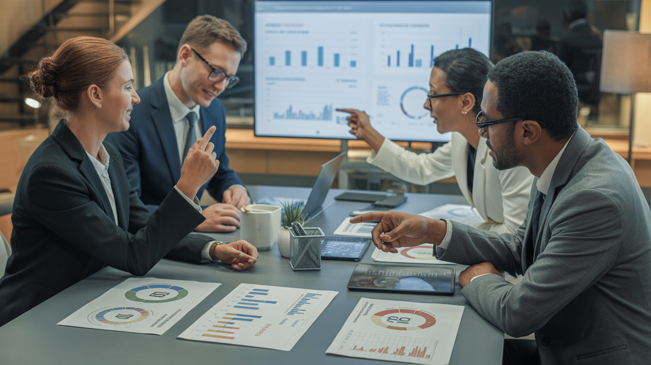 Supplier quality professionals collaborating on improvement strategies